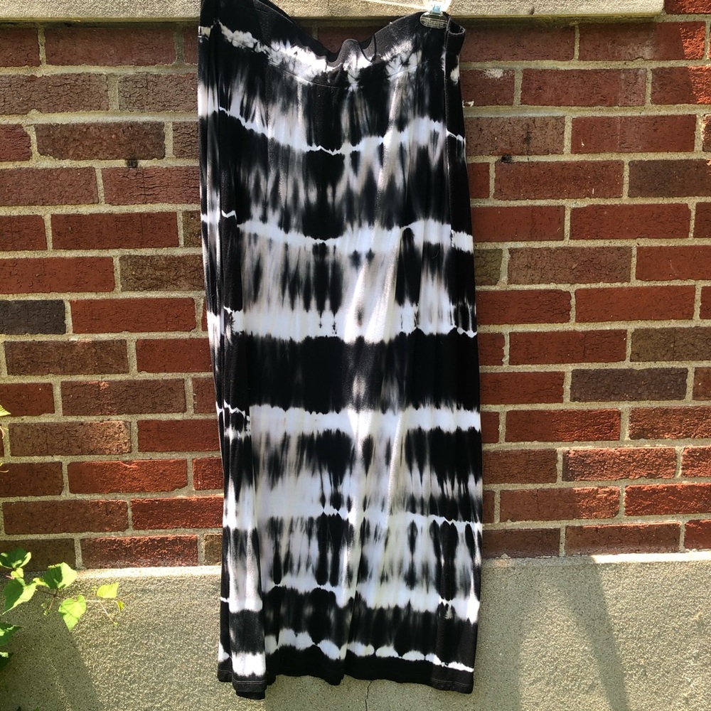 Tie dye maxi skirt
